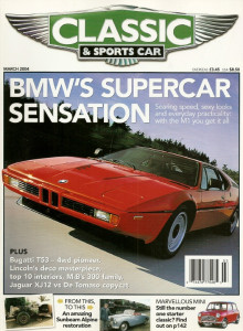 CLASSIC & SPORTSCAR 2004 MAR - MINI, BUGATTI T53, XJ12 v DEAUVILLE